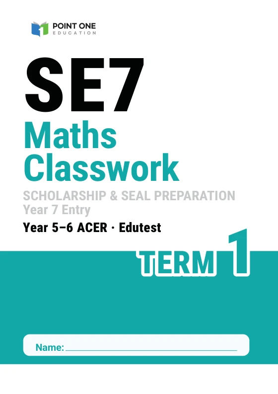 SE7 Maths & Reasoning Maths Classwork cover