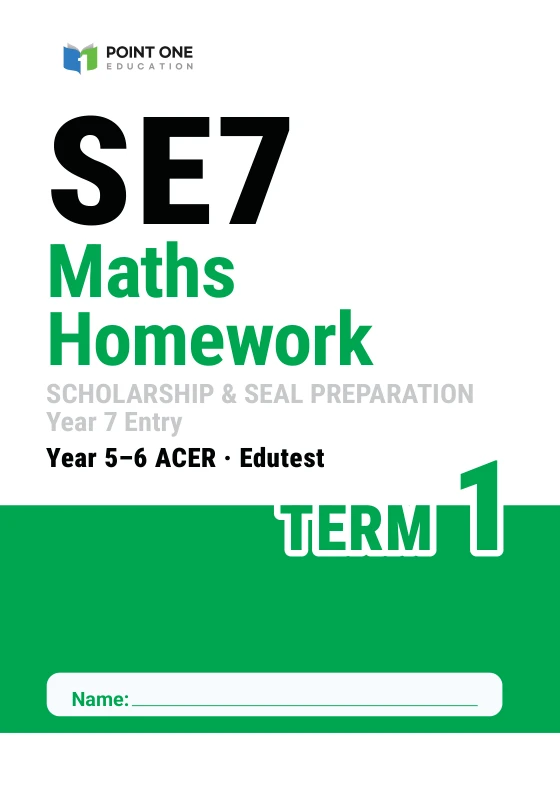 SE7 Maths & Reasoning Maths Homework cover