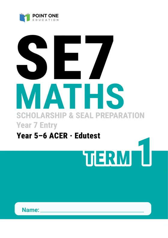 SE7 Maths & Reasoning SE7 Maths cover