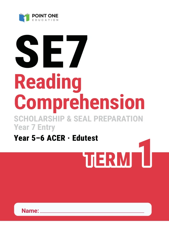 SE7 English & Writing Reading Comprehension cover