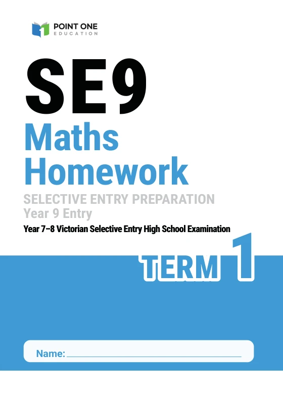 SE9 Maths & Reasoning Maths Homework cover