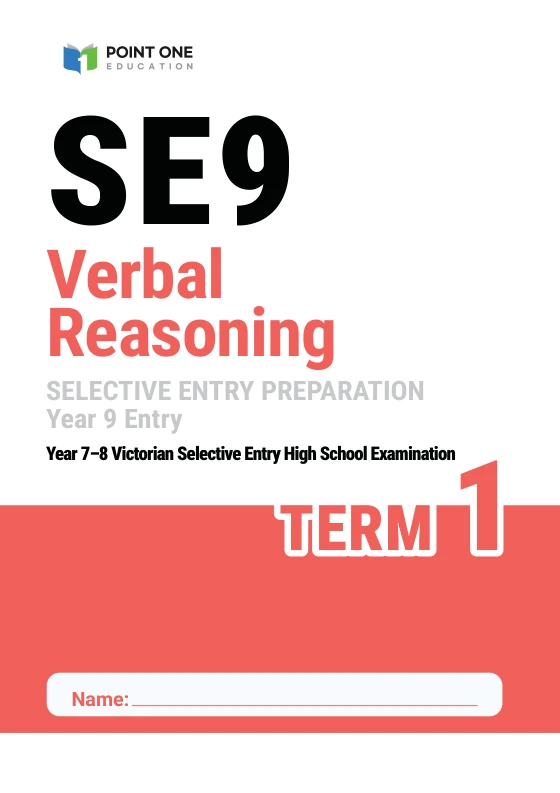 SE9 English Verbal Reasoning cover