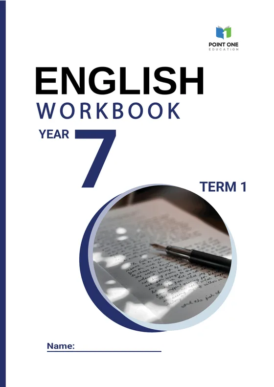 Secondary English English Workbook cover
